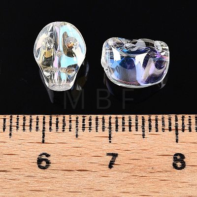 Electroplate Glass Beads Strands EGLA-T021-09A-1