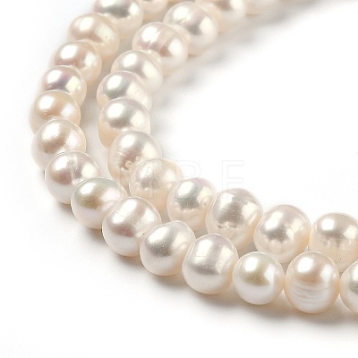 Natural Cultured Freshwater Pearl Beads Strands PEAR-L033-07-01A-1