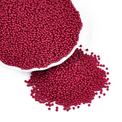 12/0 Grade A Baking Paint Glass Seed Spacer Beads X-SEED-Q009-FJX32-1