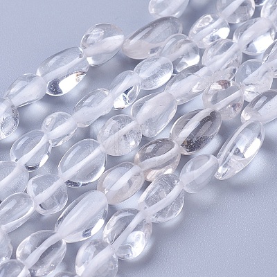 Natural Quartz Crystal Beads Strands G-P433-21-1