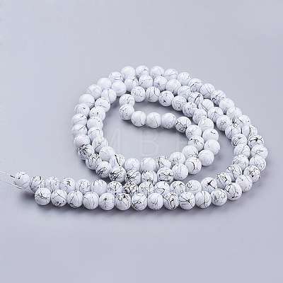 Drawbench Glass Bead Strands GLAD-S074-8mm-74-1