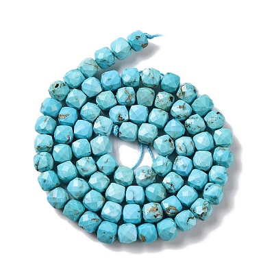 Natural Howlite Beads Strands G-G001-B02-05-1