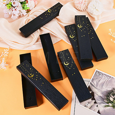 Gold Stamping Moon Printed Cardboard Paper Jewelry Necklace Packaging Boxes CON-TAC0071-004A-1
