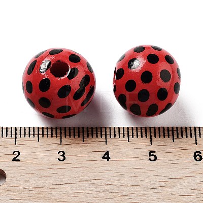 Wood European Beads WOOD-M011-02C-1