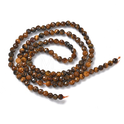 Natural Tiger Eye Beads Strands G-L651-C14-3mm-1