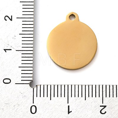 304 Stainless Steel Pendants STAS-H438-05G-03-1