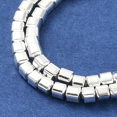 Electroplated Synthetic Non-Magnetic Hematite Beads Strands G-U003-18A-02-1