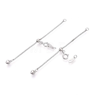 925 Sterling Silver Chain Extenders STER-T008-57S-1