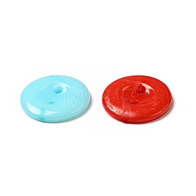 Acrylic Sewing Buttons for Costume Design BUTT-E087-B-M-1