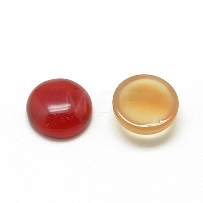 Natural Agate Cabochons G-R416-8mm-12-1