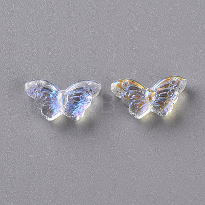 Transparent Glass Beads GLAA-S190-018B-02-1