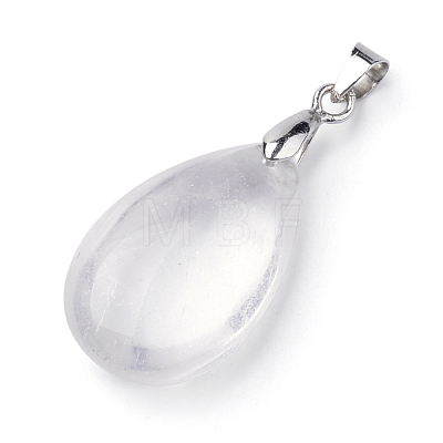 Natural Quartz Crystal Gemstone Pendants G-S243-30-1