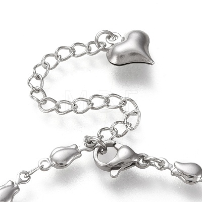 Valentine's Day 304 Stainless Steel Bracelet Making STAS-L248-007P-A-1