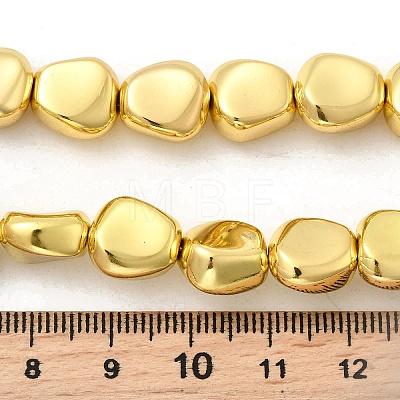 Electroplate Glass Beads Strands EGLA-F166-06G-1