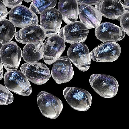 Baking Paint Transparent Glass Pendants GL-CBA5BF9-02A-1