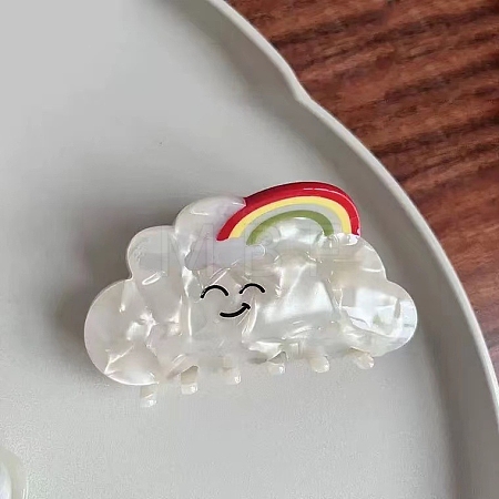 Cloud Cellulose Acetate Claw Hair Clips for Women Girls PW-WG9C7E9-01-1