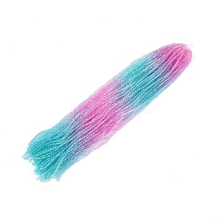 Gradient Color Baking Paint Glass Bead Strands DGLA-A039-T4mm-A05-1