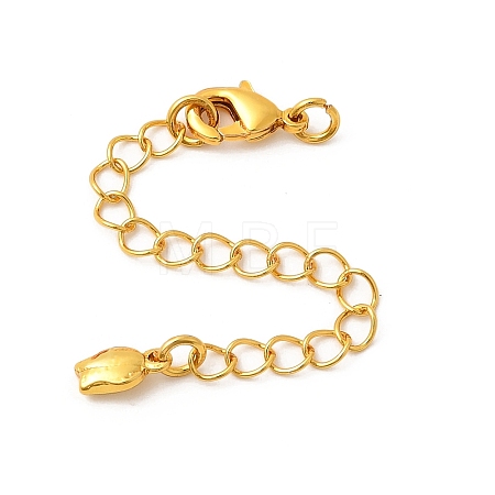 Brass Chain Extender KK-G546-03G-1