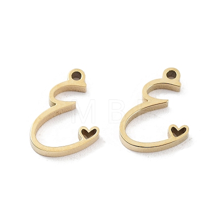 304 Stainless Steel Charms STAS-M327-02G-E-1
