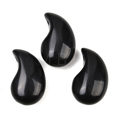 Natural Obsidian Pendants G-B195-03H-1