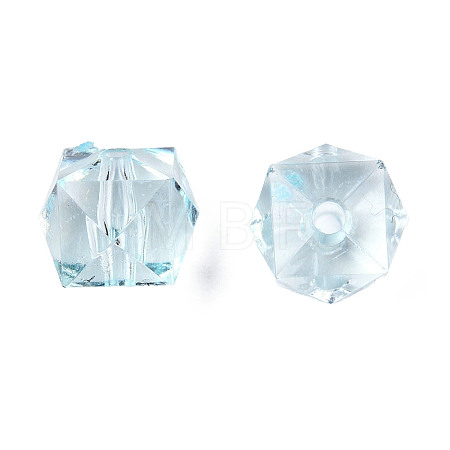 Transparent Acrylic Beads TACR-Q259-10mm-V38-1