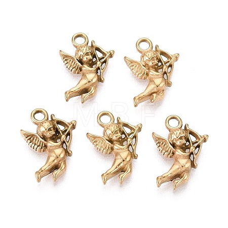 304 Stainless Steel Charms STAS-T072-132G-1