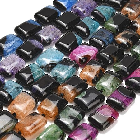 Natural Agate Beads Strands GG-L001-M01-01-1