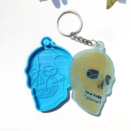 Skull Pendant Silicone Molds DIY-I088-02-1