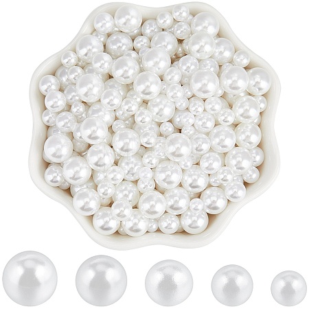 Imitation Pearl Acrylic Beads OACR-SC0001-61B-1