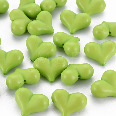 Opaque Acrylic Beads X-MACR-S373-70-A02-1