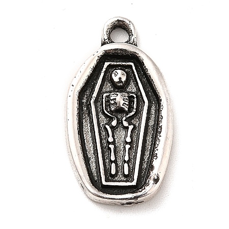 Tibetan Style Alloy Pendants PALLOY-E008-01AS-1