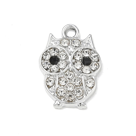 Alloy Rhinestone Pendants RB-CBA9733-02P-1