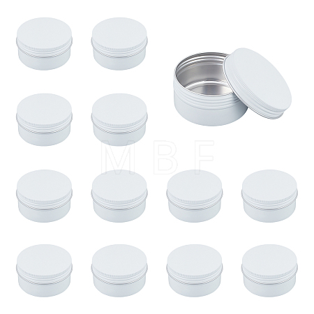 Round Aluminium Tin Cans CON-WH0079-13A-1