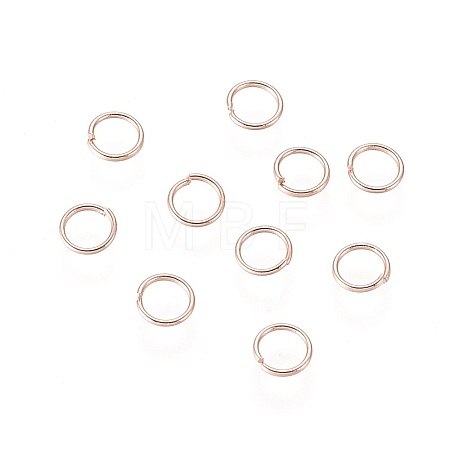 304 Stainless Steel Open Jump Rings STAS-O098-01RG-03-1