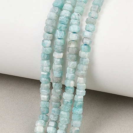 Natural Amazonite Beads Strands G-G345-C20-2x4mm-1
