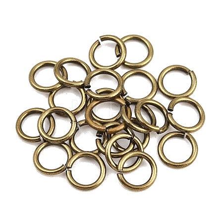 Brass Open Jump Rings KK-NH0012-01C-AB-1