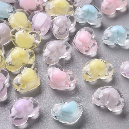 Transparent Acrylic Beads TACR-S152-08A-1