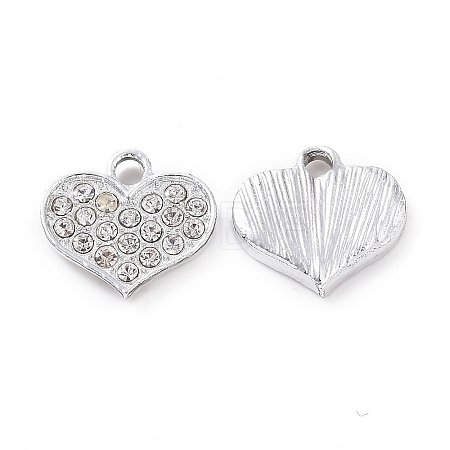 Alloy Crystal Rhinestone Charms ALRI-C008-28P-1