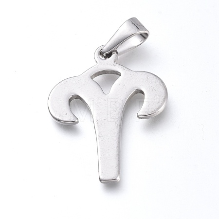 Non-Tarnish 304 Stainless Steel Pendants STAS-L210-06C-P-1