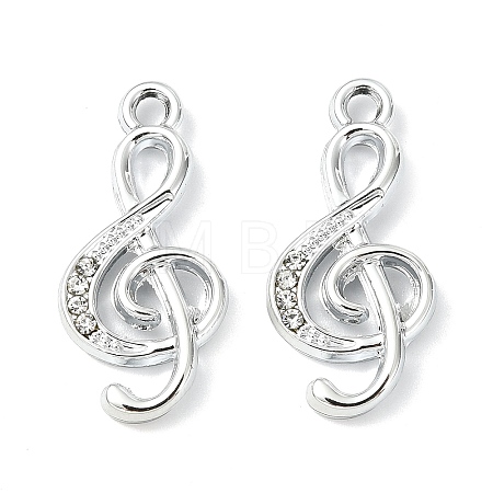 Alloy Crystal Rhinestone Pendants ALRI-T012-02P-1