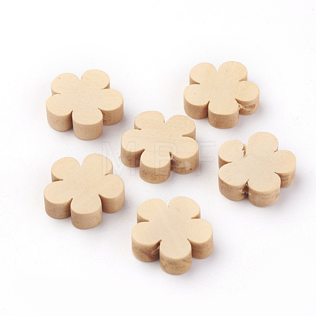 Unfinished Wood Beads X-WOOD-S037-070-1