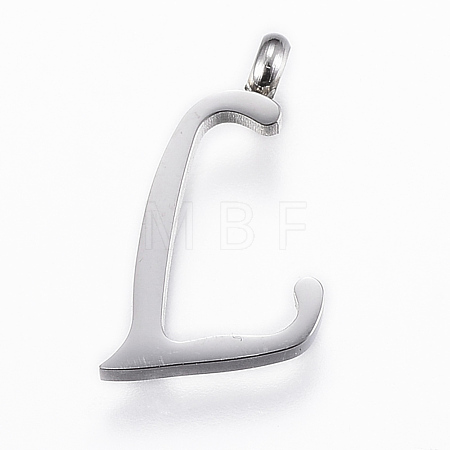 Tarnish Resistant 304 Stainless Steel Pendants STAS-F129-L-P-1