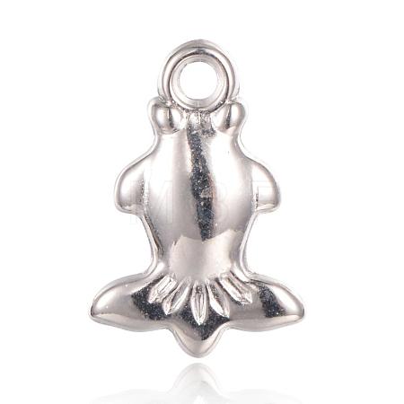 Goldfish CCB Plastic Pendants CCB-J028-19P-1
