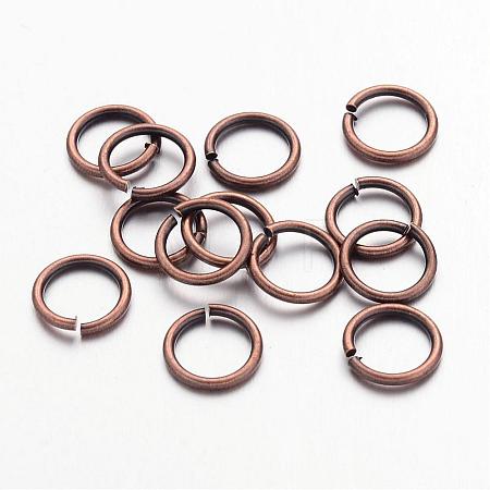 Brass Open Jump Rings JRC8MM-R-1