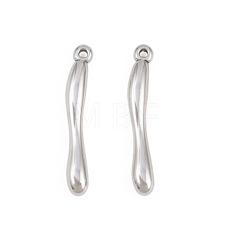 304 Stainless Steel Pendants STAS-L317-35P-1