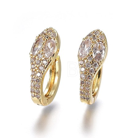 Brass Hoop Earrings KK-I648-14G-1