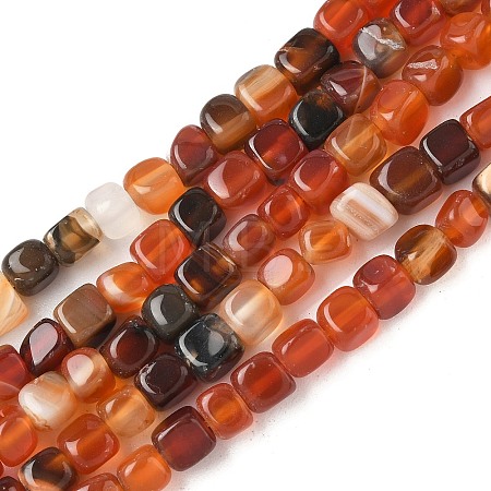 Natural Dragon Veins Agate(Dyed & Heated) Beads Strands G-G177-E12-03-1