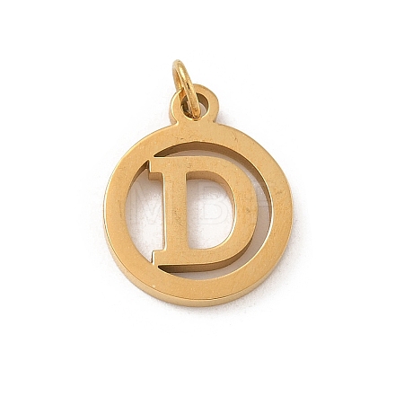 304 Stainless Steel Charms
with Jump Ring STAS-R001-02G-D-1