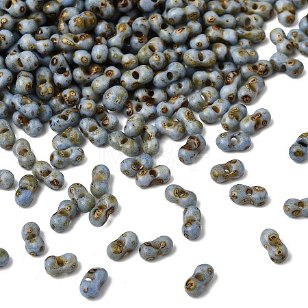 Opaque Glass Beads GL-CBA31A4-02B-1