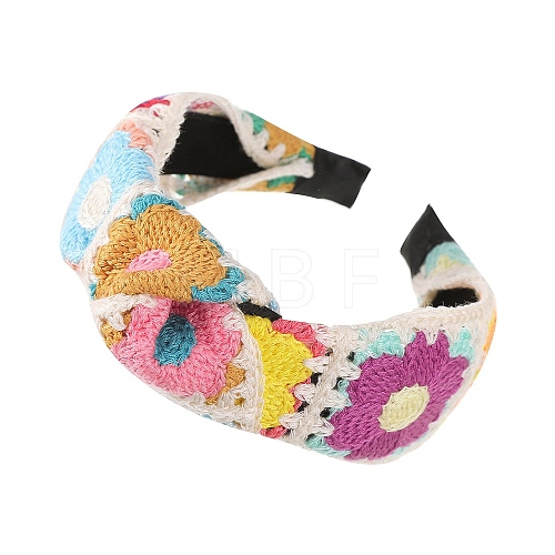 Ethnic Style Ladies' Knitted Cloth Hair Bands PW-WG658DD-01-1